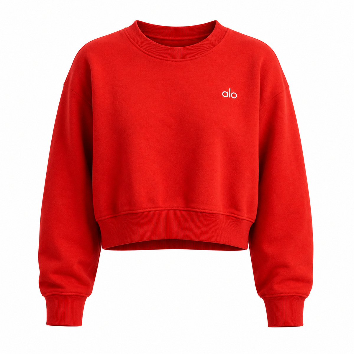 Cropped Accolade Crewneck
