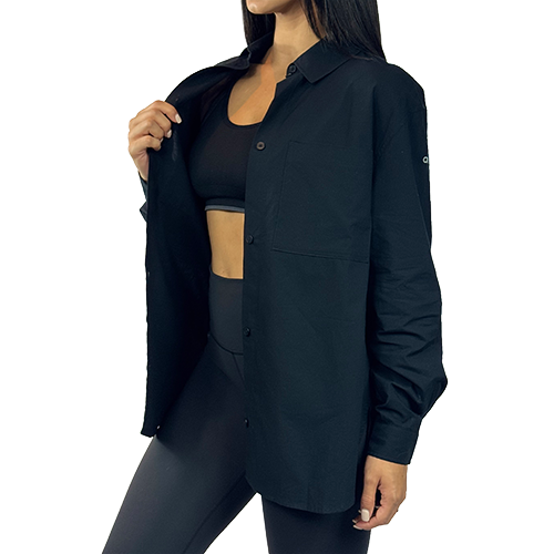 Cotton Real Deal Button Up Ls