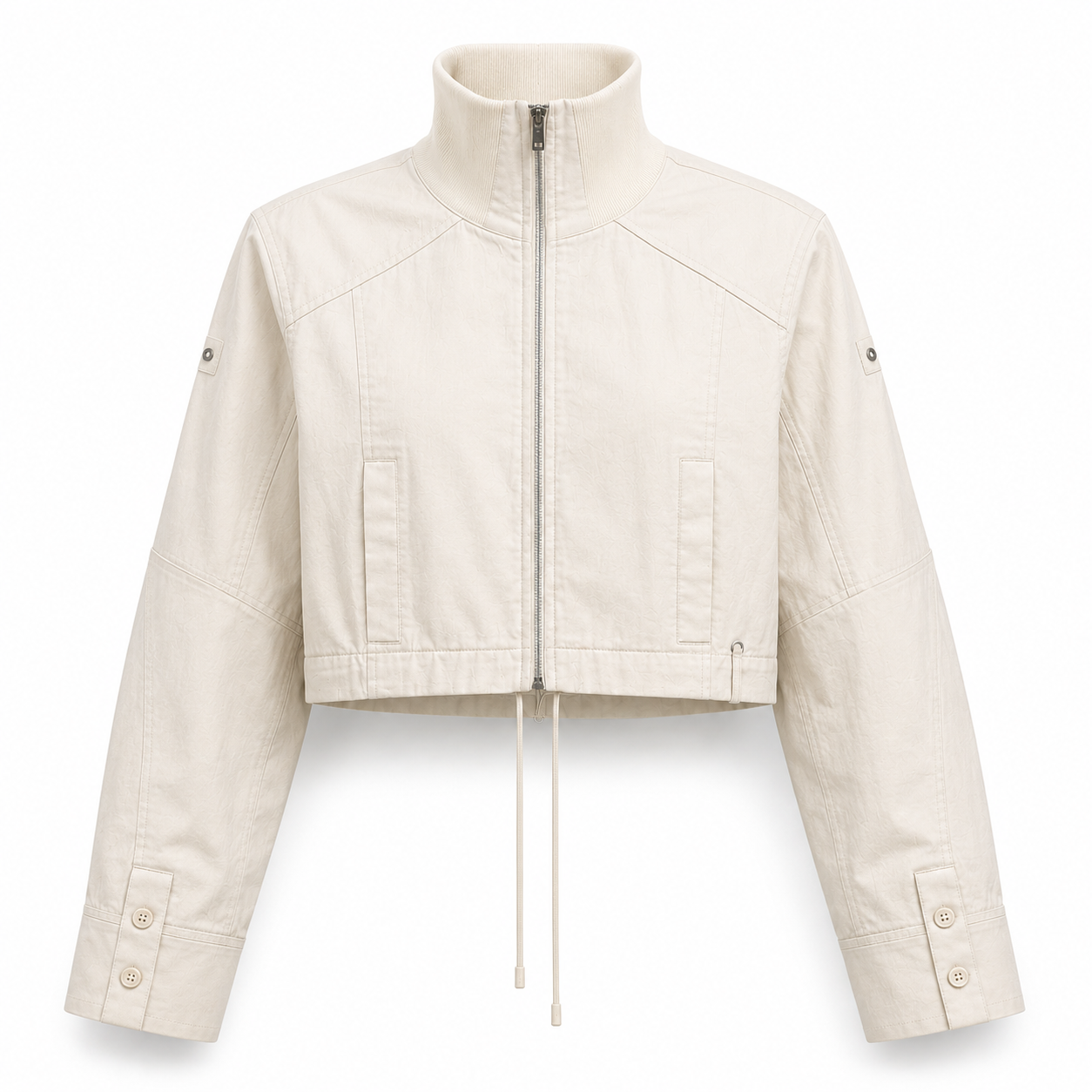 Linen Cropped Getaway Jacket