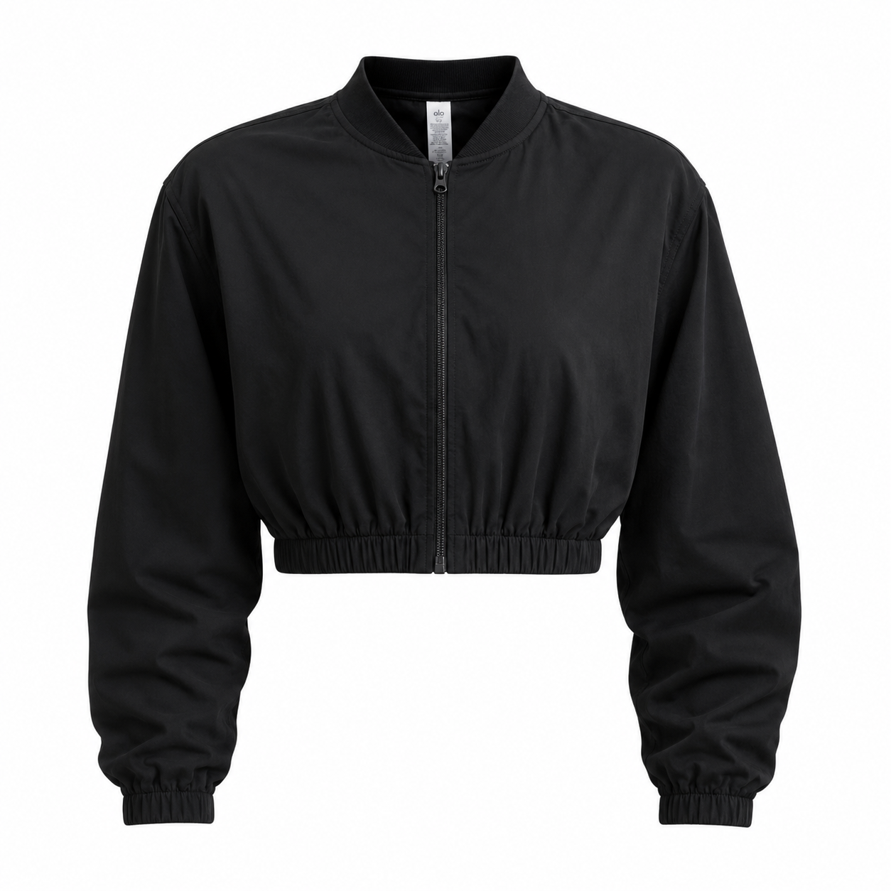 Cropped Breezy Full-Zip Cover Up