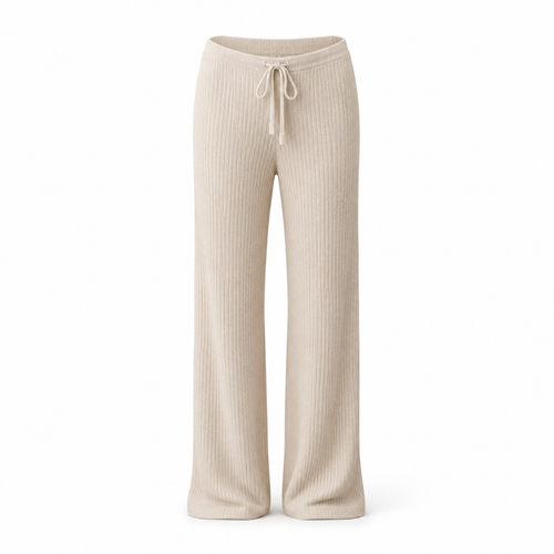 Sweater Knit Mid-Rise Unwind Wide Leg Pa