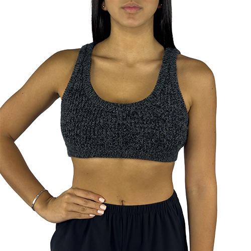 Marl Sweater Bra