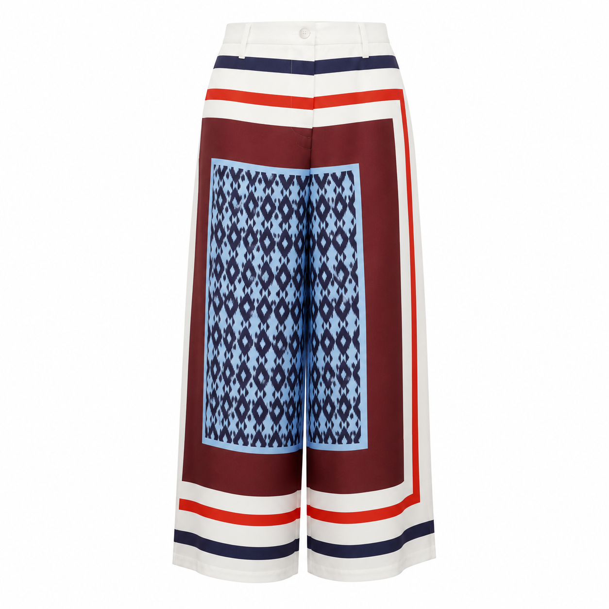 Printed Pants In Silk