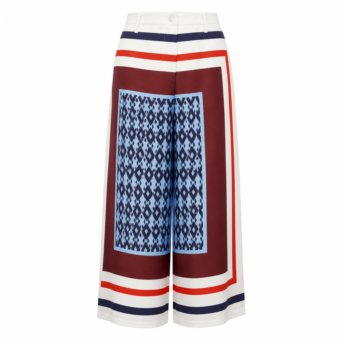 Printed Pants In Silk