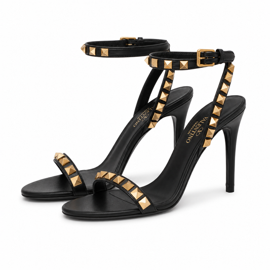 Rockstud Ankle Strap Sandal T.100