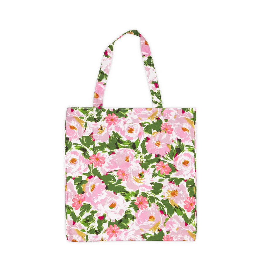 Hidden Garden Canvas Book Tote