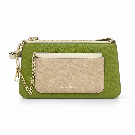 Ava Colorblocked Pebbled Leather 2 In 1
