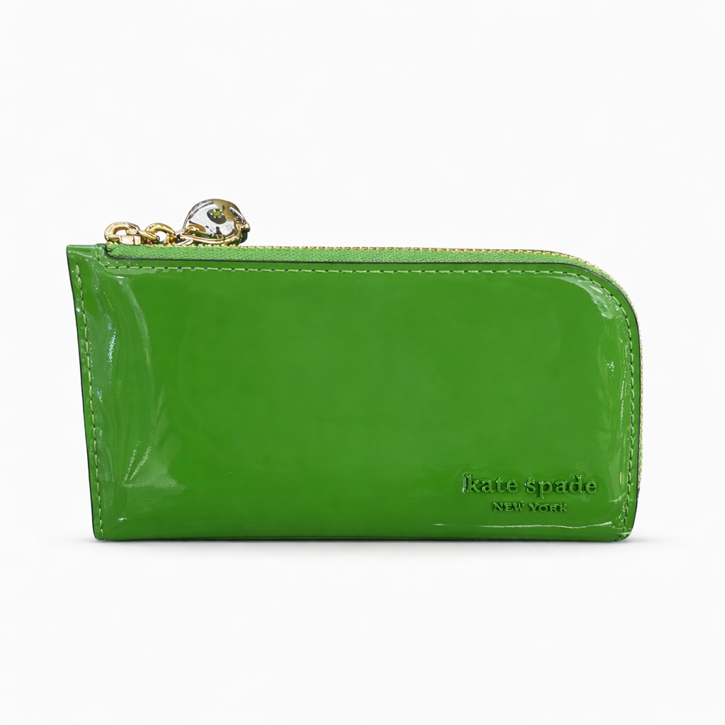 Devin Patent Leather W Spade Zipper Pull