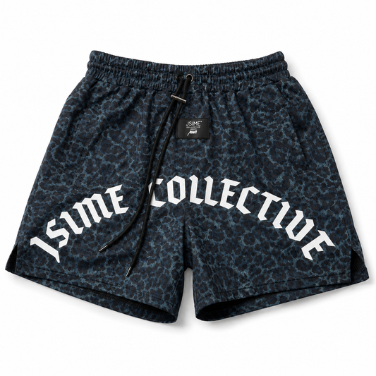Jsc Blue Leopard Shorts