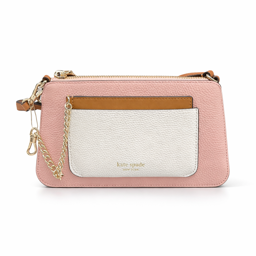 Ava Colorblocked Pebbled Leather 2 In 1