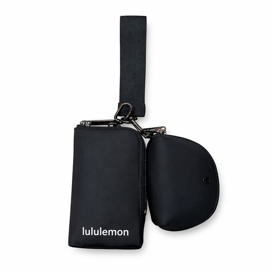 Dual Pouch Wristlet Wallet