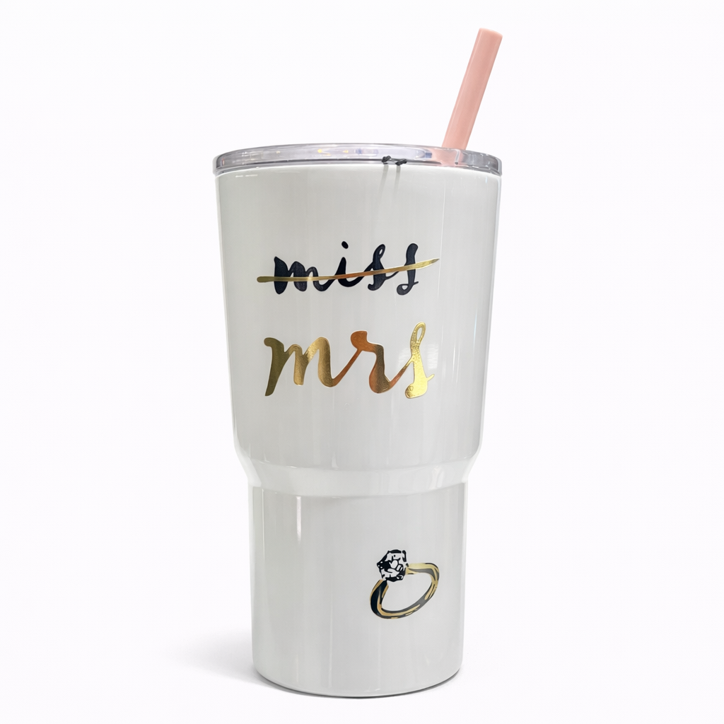 Stainless Steel 20 Oz. Tumbler Whit Stra