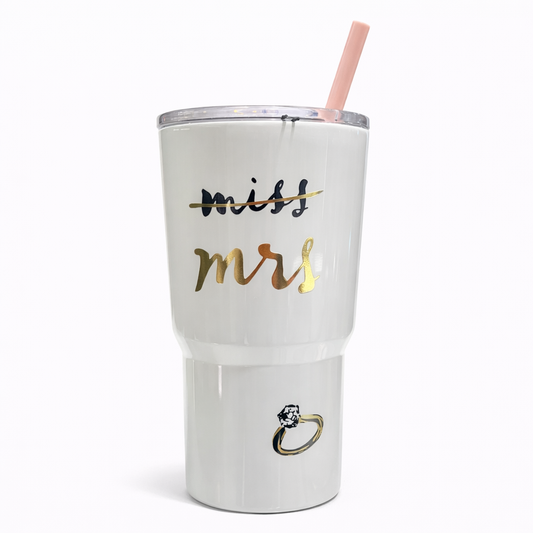 Stainless Steel 20 Oz. Tumbler Whit Stra