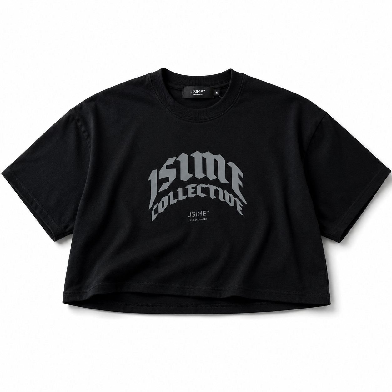 Jsc Forever Goth Crop T-Shirt Black