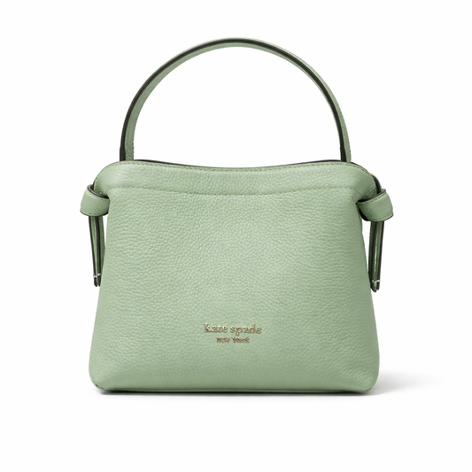 Knott Pebbled Leather Mini Crossbody Tot