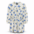 Painterly Bouquet Belted Shirt Dress