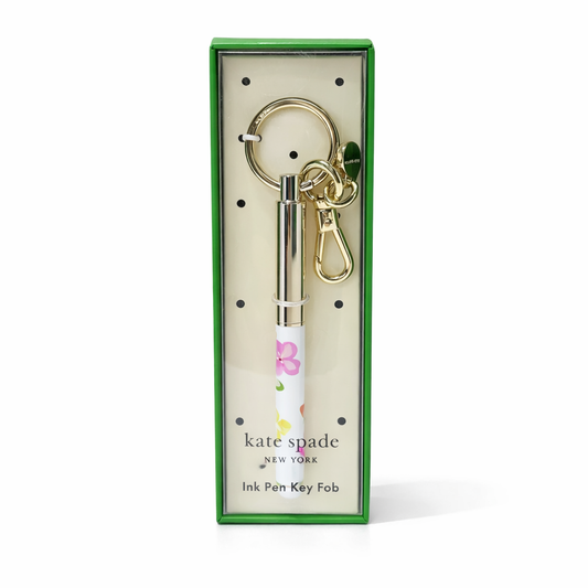 Spring Pansies Ink Pen Key Fob