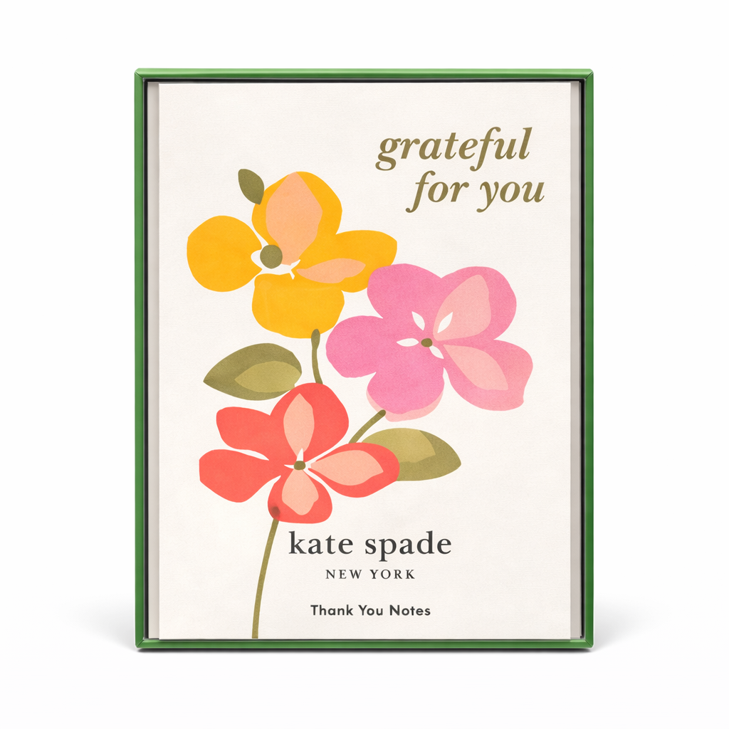 Spring Pansies Thank You Card Set