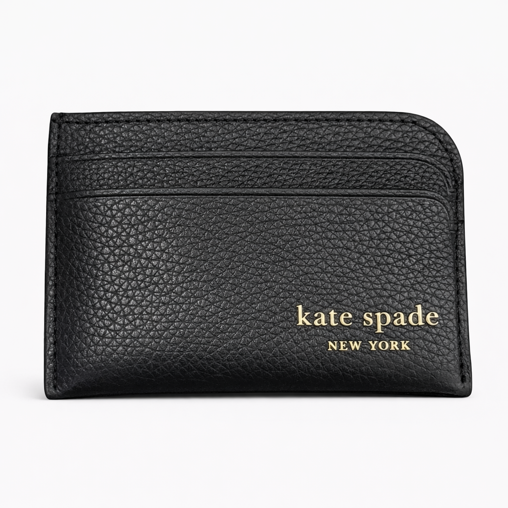 Devin Pebbled Leather Card Holder