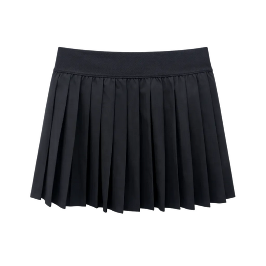 High-Rise Pleated Tennis Skirt