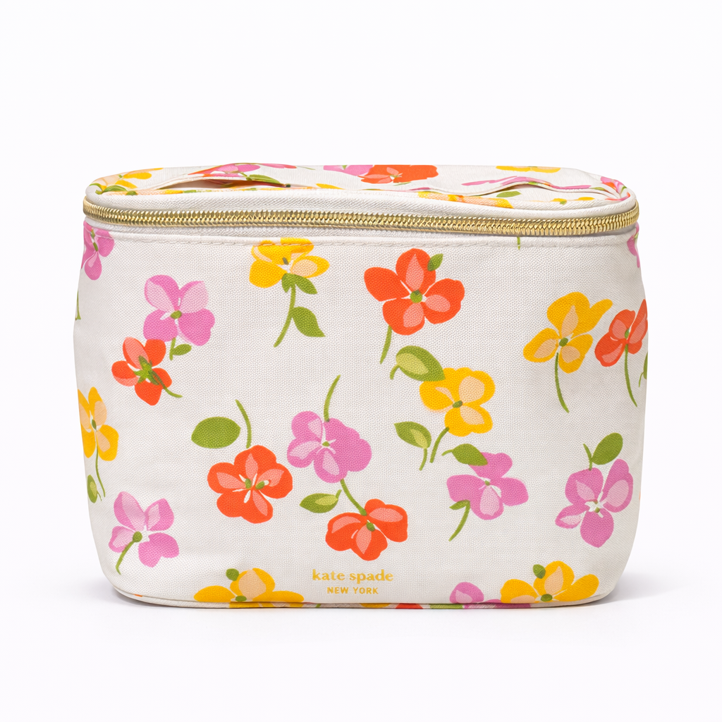 Spring Pansies Lunch Tote