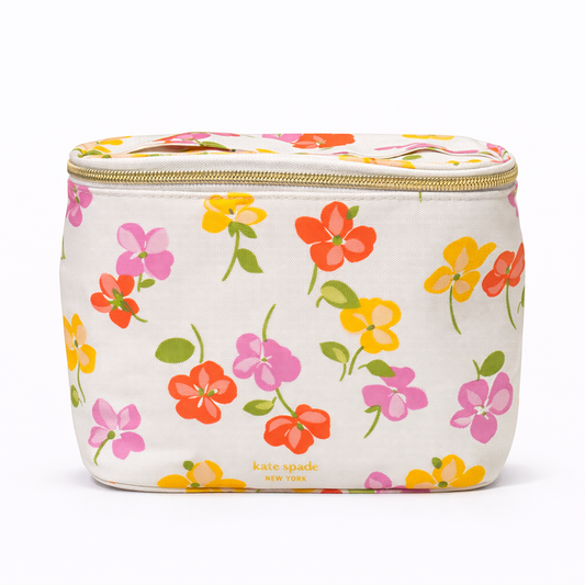 Spring Pansies Lunch Tote