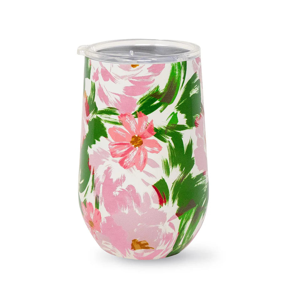 Hidden Garden Ss Wine Tumbler