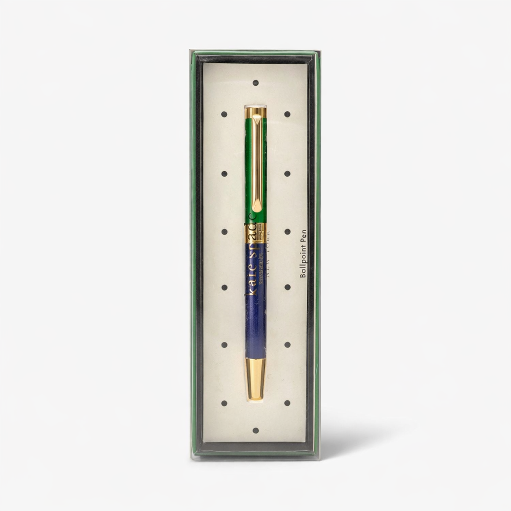 Blue & Green Colorblock Ballpoint Pen