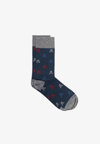 Scnos Skull Color Mid Socks