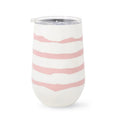 Pink Goddess Stripe Ss Wine Tumbler