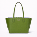 Deco Quilted Denim Suede Chain Shoulder