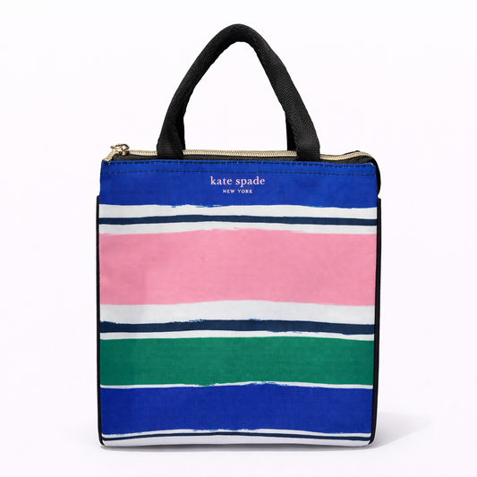 Ocean Stripe Lunch Bag