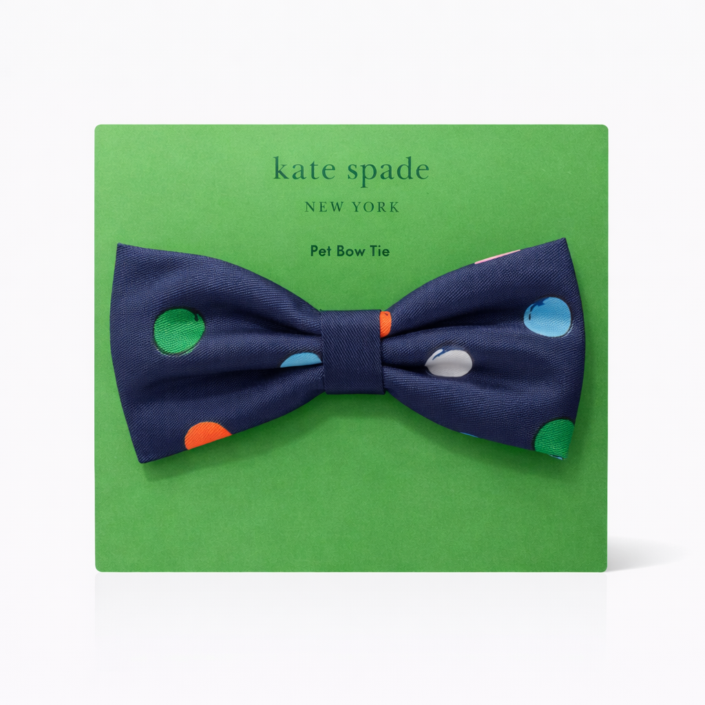 Watercolor Dot Pet Bow Tie