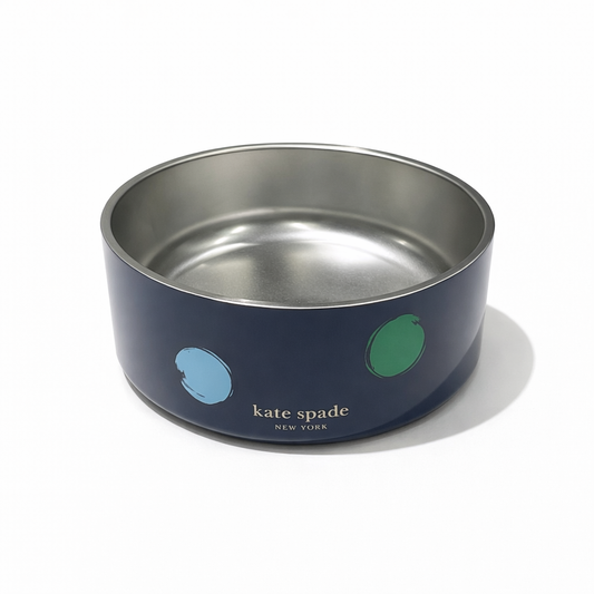 Watercolor Dot S/M Pet Bowl