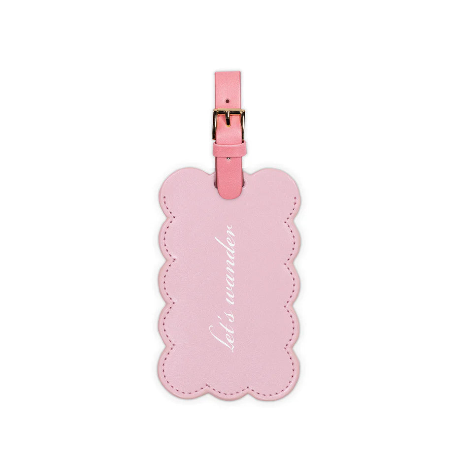 Let'S Wander Scallop Luggage Tag