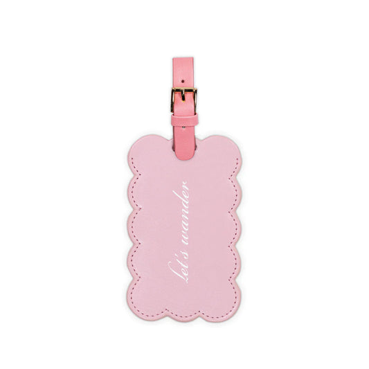 Let'S Wander Scallop Luggage Tag