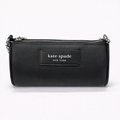 Label Smooth Leather Pochette