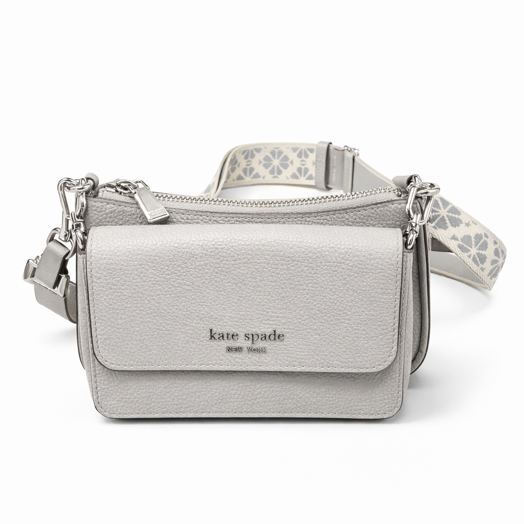 Double Up Pebbled Leather W- Sf Webbed S