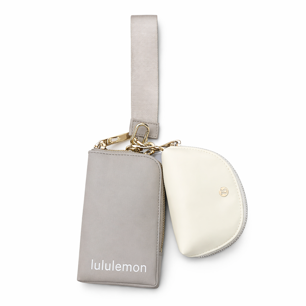 Dual Pouch Wristlet Wallet
