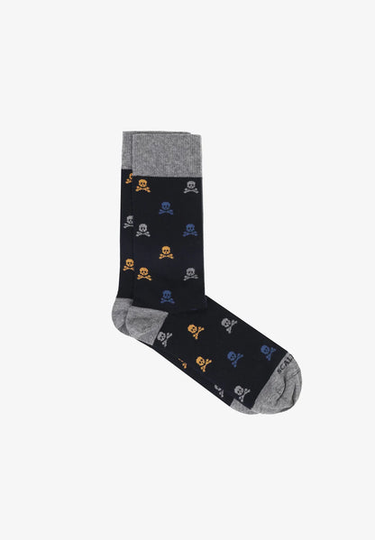 Scnos Skull Color Mid Socks