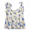 Painterly Bouquet Tiered Top