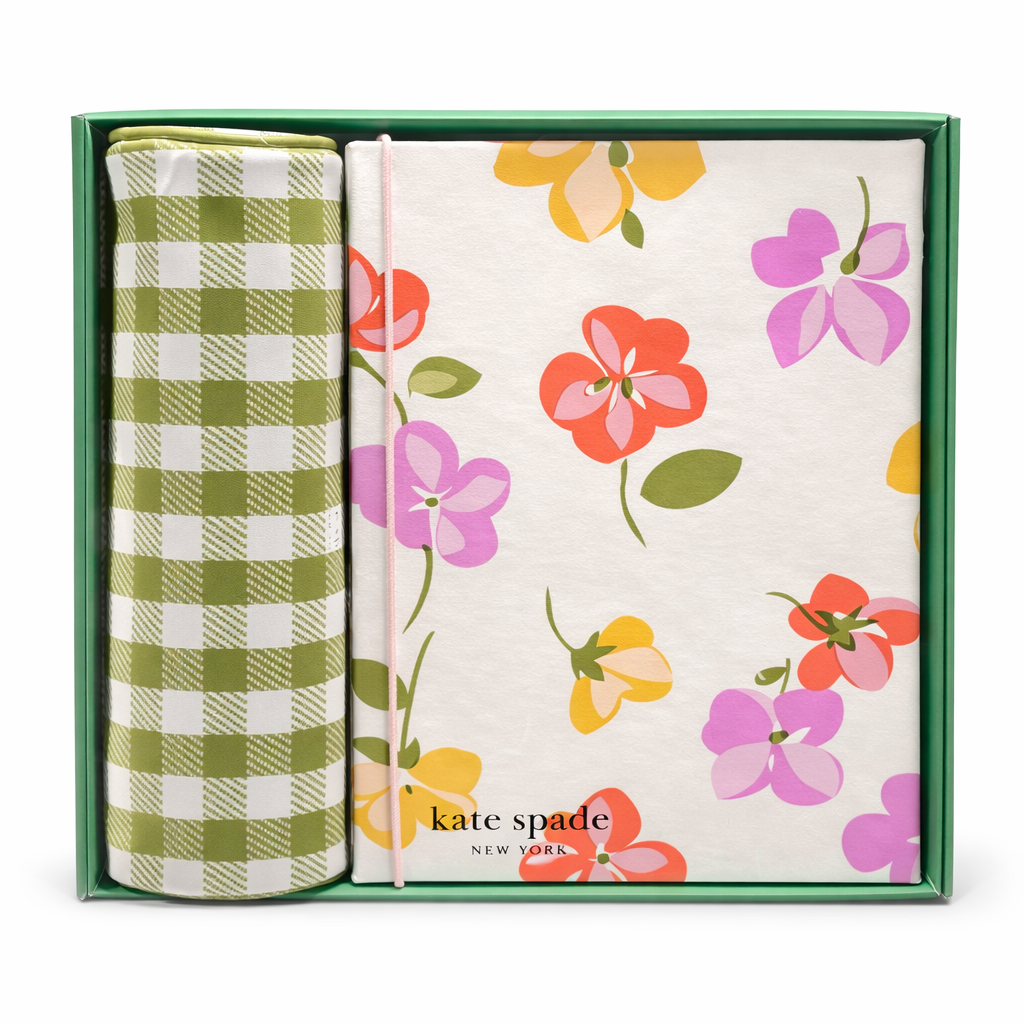 Spring Pansies Journal & Pen Pouch Set