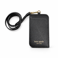 Ava Pebbled Leather Lanyard