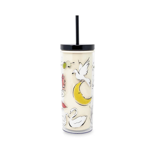 New York Dream Acrylic Tumbler With Stra