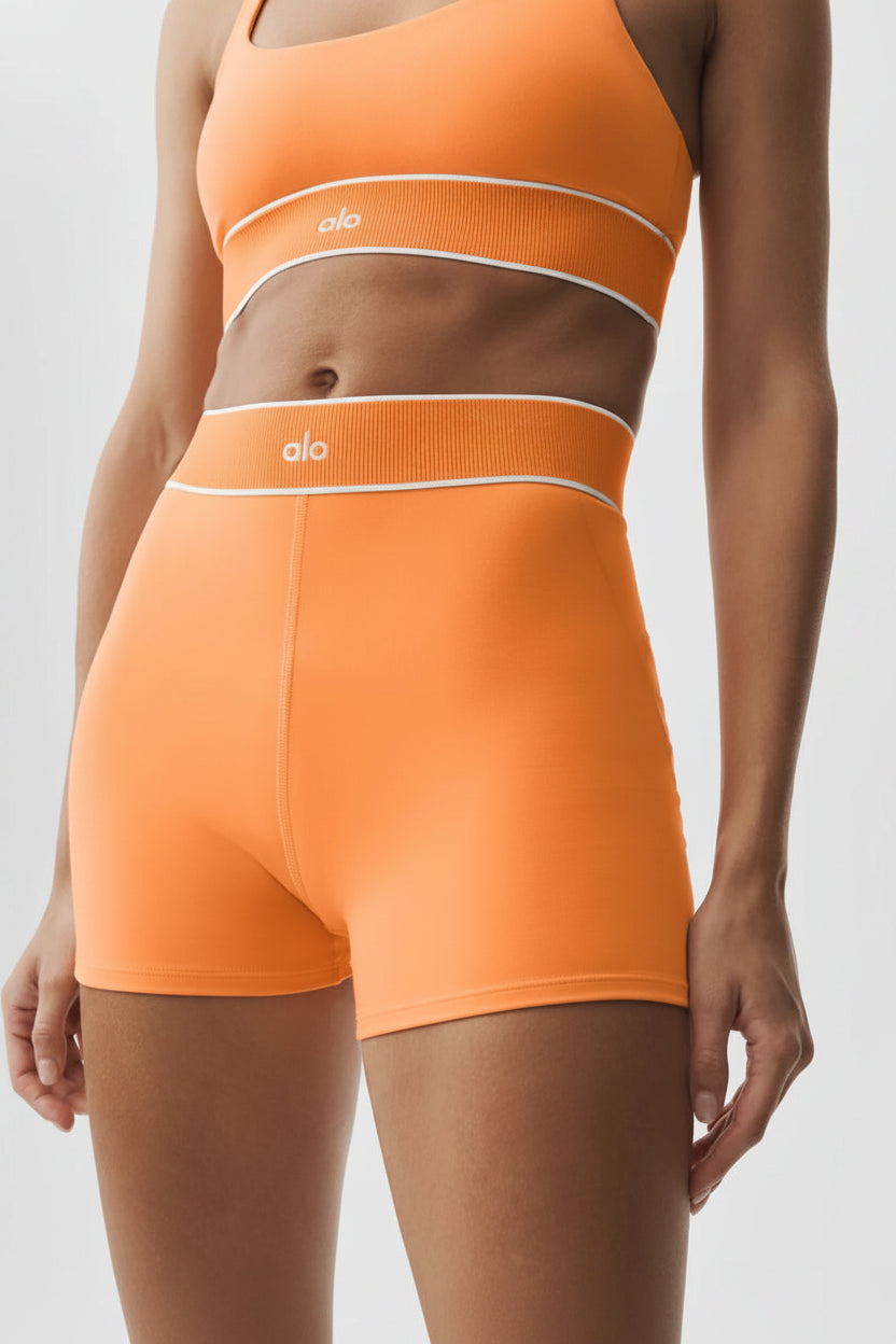 ALO Softsculpt High-Waist Amp It Up corto de 3"