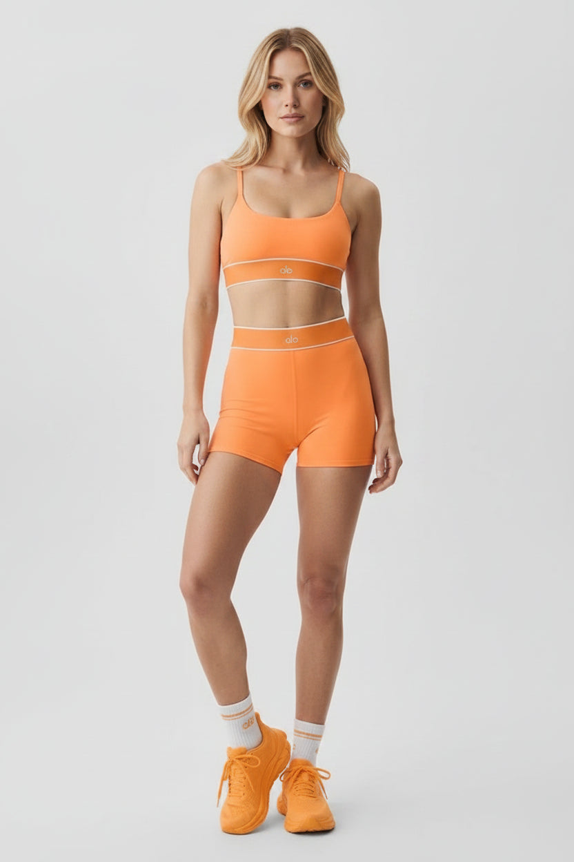 ALO Softsculpt High-Waist Amp It Up corto de 3"