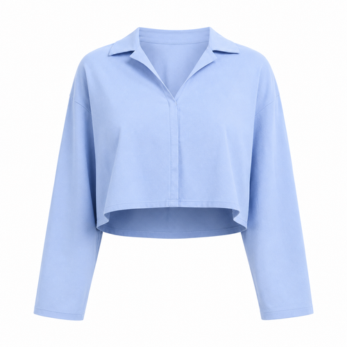 Cropped Unmatched Long Sleeve