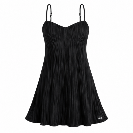 Micro Plisse Game On Tennis Dress